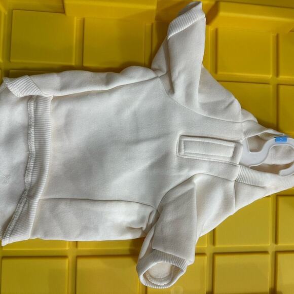 Top Paw Dog Apparel Cute White Hella' Tired Stretch Hoodie Size - S - Picture 5 of 7